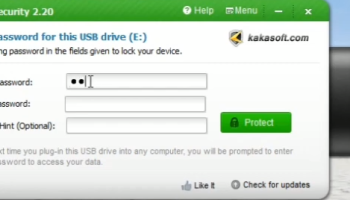 KakaSoft USBSecurity screenshot