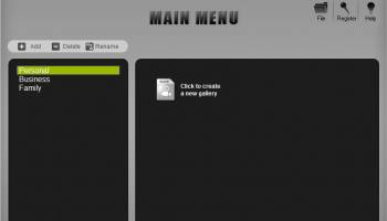 Amazing Flash Gallery Maker screenshot