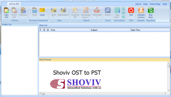 Outlook OST to PST Converter screenshot