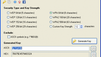 SterJo Wireless Key Generator screenshot
