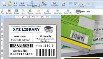 Barcode for Library System screenshot