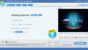 Tipard DVD to MP4 Converter screenshot