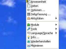 MRO WorkingTimeClock screenshot