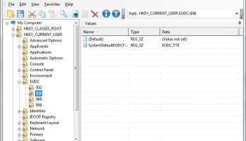 O&O RegEditor screenshot
