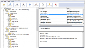 IncrediMail Address Book Converter screenshot