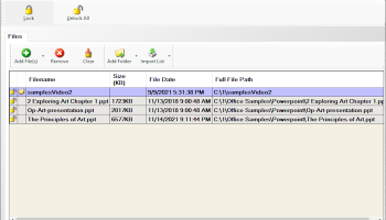 Quick File Locker screenshot