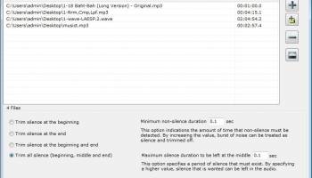 Audio Silence Trimmer Pro screenshot