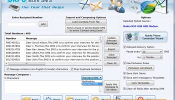 Gateway for SMS screenshot