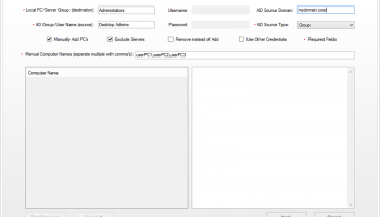 Remote Group Manager for Windows screenshot