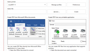 novaPDF Professional screenshot