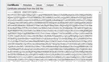 CertFromExe screenshot