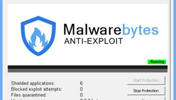 Malwarebytes Anti-Exploit screenshot