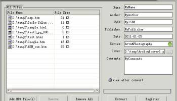 VeryDOC HTML to ePub Converter screenshot