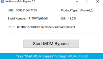 MDM Bypass iActivate Sofware screenshot