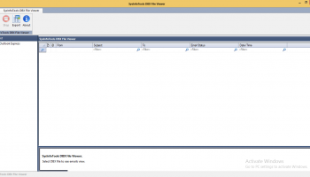 SysInfoTools DBX Viewer Tool screenshot
