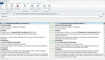 memoQ screenshot