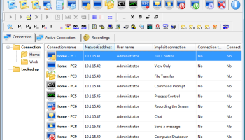 RAC Client screenshot