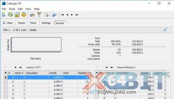 CutLogic 1D screenshot