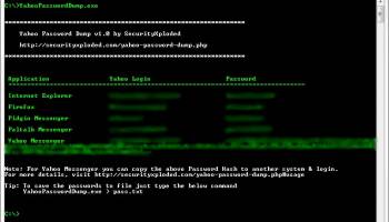 Password Dump for Yahoo screenshot