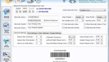 Barcode Maker for Healthcare Industry screenshot