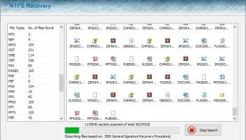 Recover Deleted NTFS Files screenshot