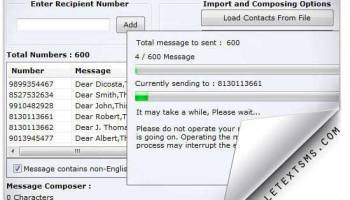 Download Mobile SMS Software screenshot