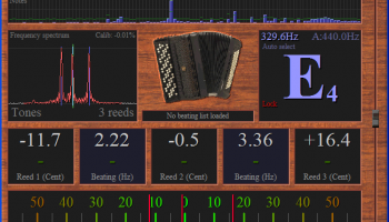 Dirk's Accordion Tuner Pro screenshot
