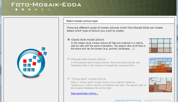 Foto-Mosaik screenshot