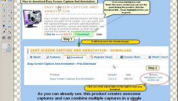 Easy Screen Capture And Annotation screenshot