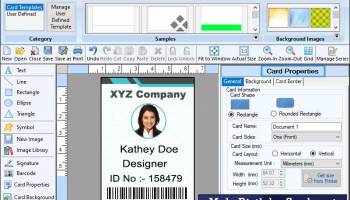 Identity Card Creation Software screenshot