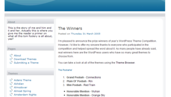 BitNami WordPress Stack screenshot