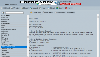 CheatBook Issue 05/2021 screenshot