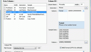 DTM Flat File Generator screenshot
