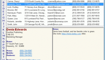 Handy Address Book screenshot