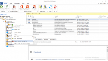 Shoviv Office 365 Backup and Restore screenshot