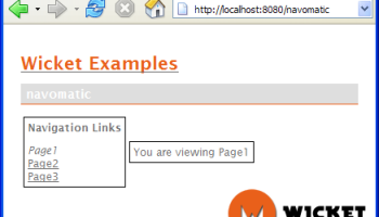 Apache Wicket screenshot