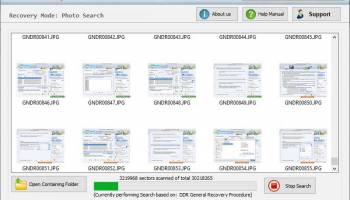 Memory Card Retrieve Software screenshot