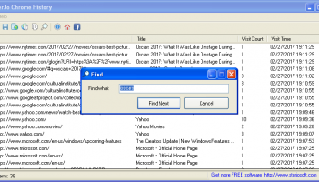 SterJo Chrome History screenshot