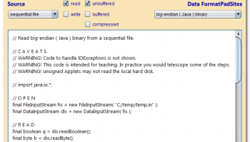 File I/O Amanuensis screenshot