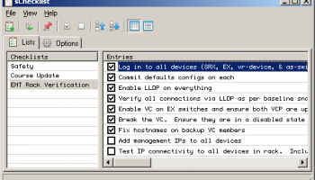 sChecklist screenshot