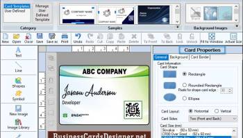 Business Cards Designer Software screenshot