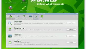 Dr.Web LiveDisk screenshot