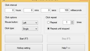 Easy Auto Clicker screenshot