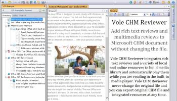 Vole CHM Reviewer Portable screenshot