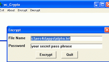 MarshallSoft Delphi AES Library screenshot