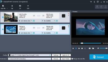 Aiseesoft MXF Converter screenshot