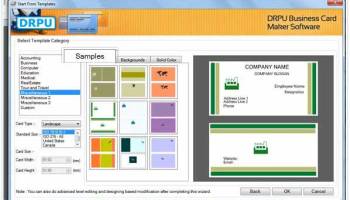 Business Cards Maker Software screenshot