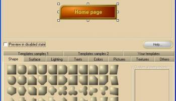 3D Button Visual Editor screenshot