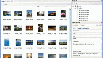 PhotoOnWeb Album Creator screenshot