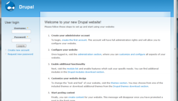 BitNami Drupal Stack screenshot